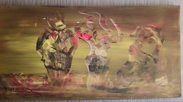 Acry auf Leinwand