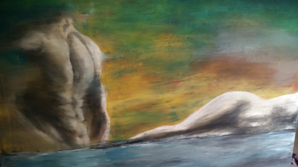 Acryl auf Leinwand 200 x 140 x 5 cm