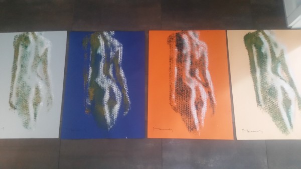 Oel auf Karton 70 x 50 cm
