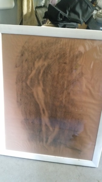 Pastellkreide auf Papier