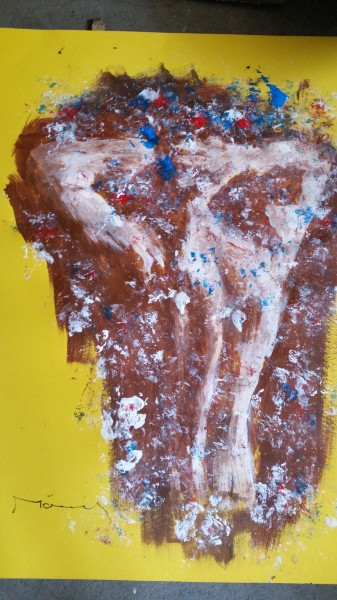 Acryl auf Karton 70 x 50 cm